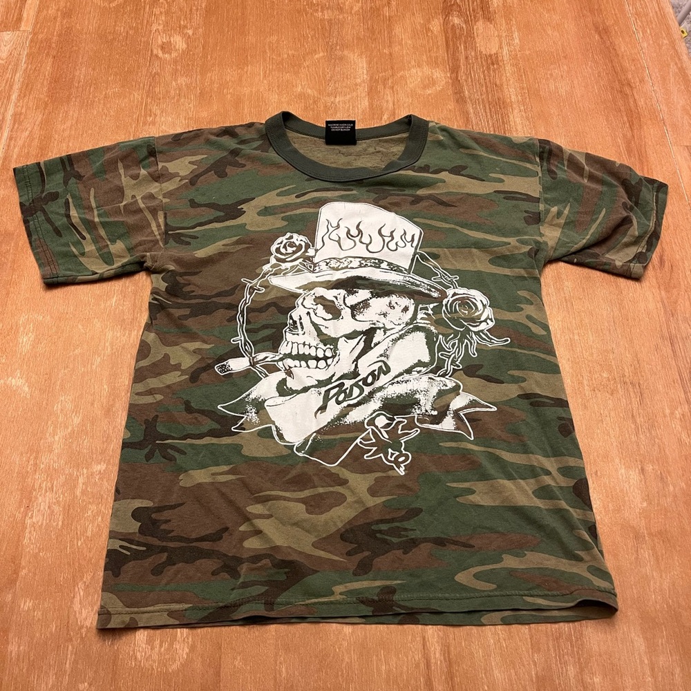 ROTHCO Poison Concert Tee 2006 Rare Camo Camouflage 1986-2006 Tour Unisex Size M